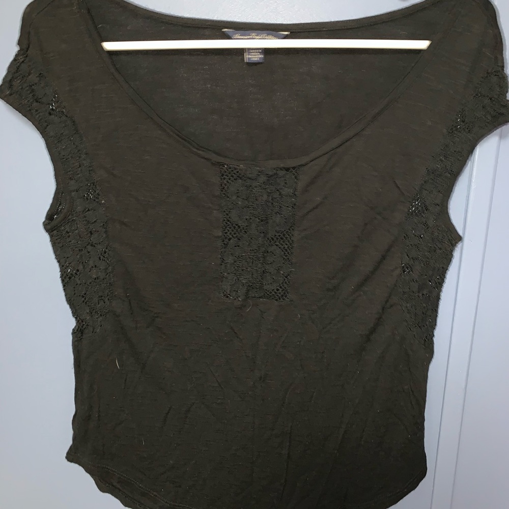 Black lace top